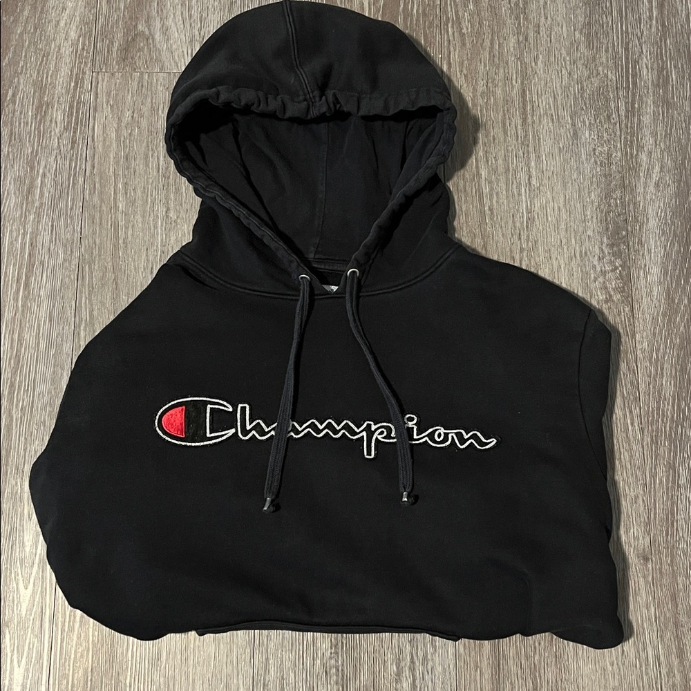 Champion Black Pullover Hoodie